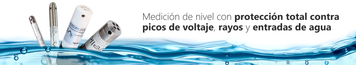 Medição de Nivel com proteção total contra surtos, raios e entrada de água